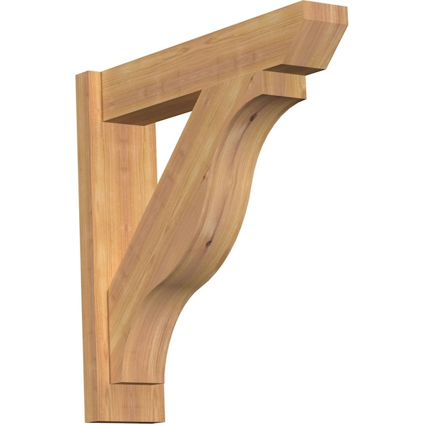 Ekena Millwork Funston Slat Smooth Outlooker, Western Red Cedar, 5 1/2"W x 24"D x 24"H OUT06X24X24FST06SWR - main